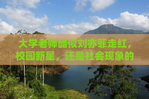 大学老师酷似刘亦菲走红，校园新星，还是社会现象的反思？