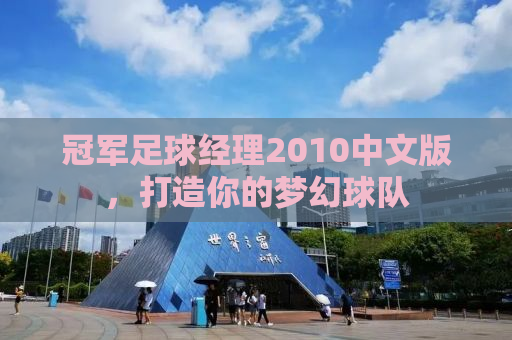 冠军足球经理2010中文版，打造你的梦幻球队