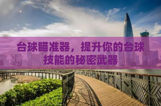 台球瞄准器，提升你的台球技能的秘密武器