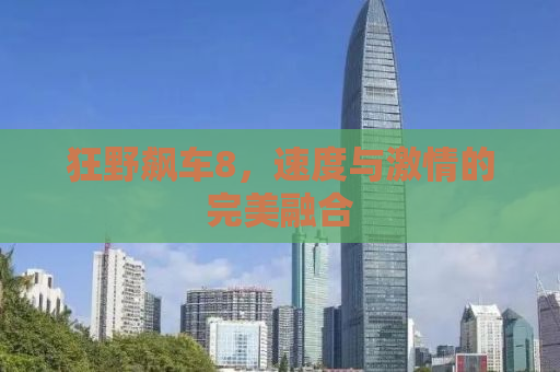 狂野飙车8，速度与激情的完美融合