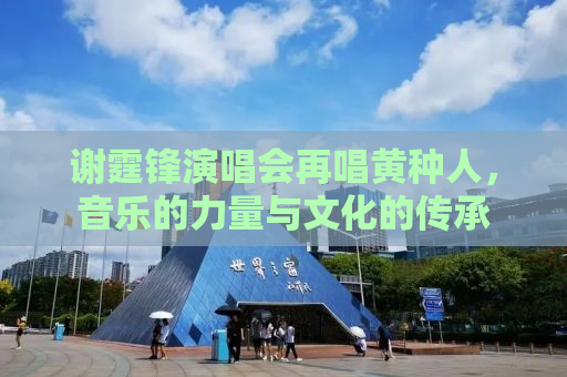 谢霆锋演唱会再唱黄种人，音乐的力量与文化的传承
