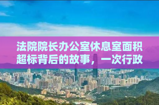 法院院长办公室休息室面积超标背后的故事，一次行政管理的反思