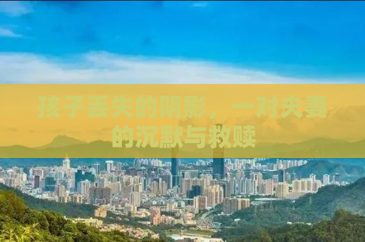 孩子丢失的阴影，一对夫妻的沉默与救赎