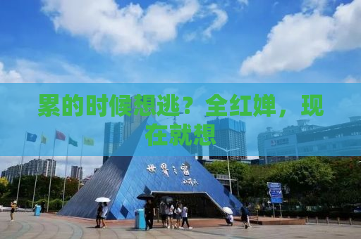 累的时候想逃？全红婵，现在就想