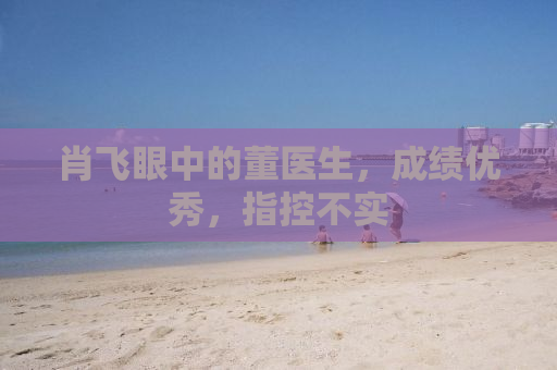 肖飞眼中的董医生，成绩优秀，指控不实