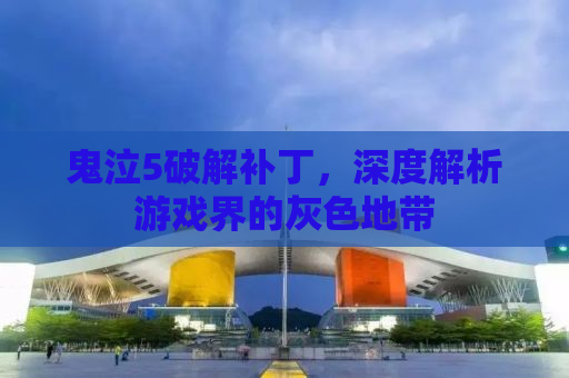 鬼泣5破解补丁，深度解析游戏界的灰色地带