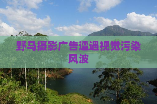 野马摄影广告遭遇视觉污染风波