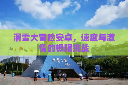 滑雪大冒险安卓，速度与激情的极限挑战