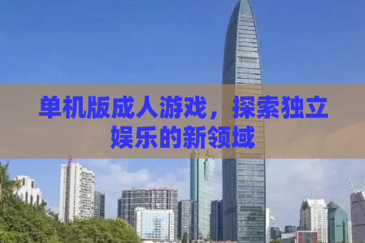 单机版成人游戏，探索独立娱乐的新领域