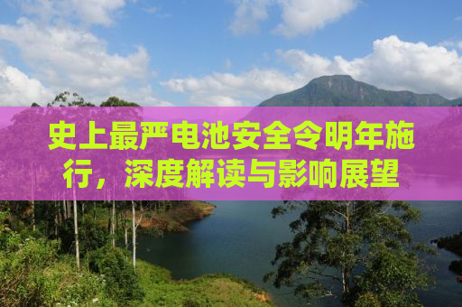 史上最严电池安全令明年施行，深度解读与影响展望