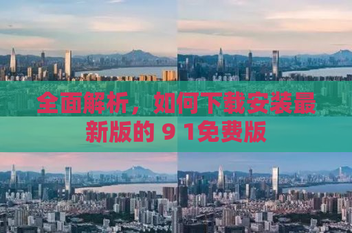 全面解析，如何下载安装最新版的 9 1免费版