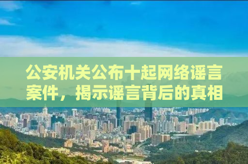 公安机关公布十起网络谣言案件，揭示谣言背后的真相，维护网络空间的清朗秩序
