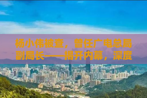 杨小伟被查，曾任广电总局副局长——揭开内幕，深度剖析