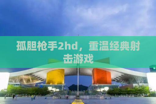 孤胆枪手2hd，重温经典射击游戏